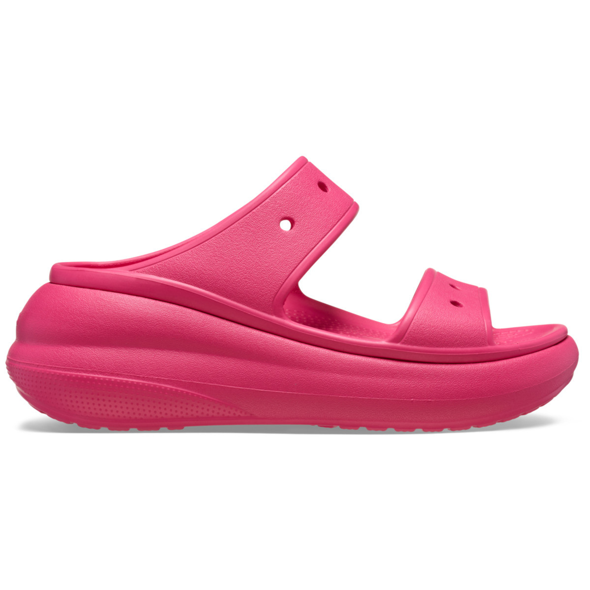 Sandale Crocs Classic Crush Sandal Roz - Dragon Fruit - imagine 8